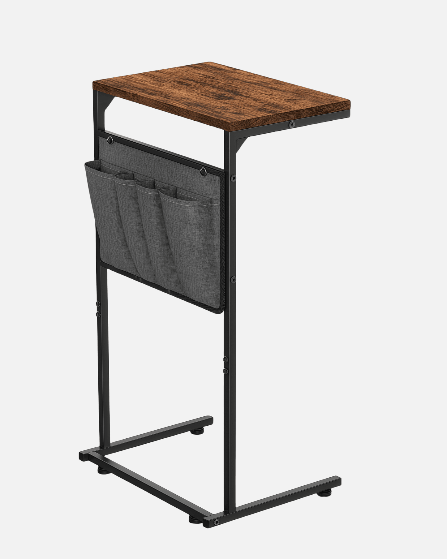Naawe C-Shaped Side Table for Sofa Recliner with Storage Bag - Naawe