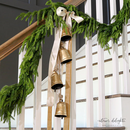 Vintage Flared Bell Set - Gently Ring in the Season with Handcrafted Warmth