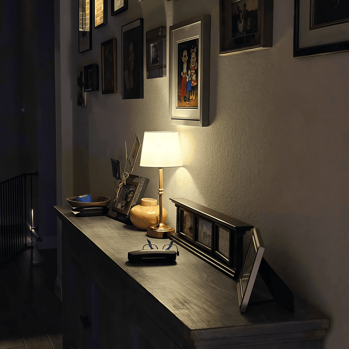 Naawe Designer-Favorite Gold Lamp - Gentle Night Reading Light | Instant Warm/Cool Switch - Naawe