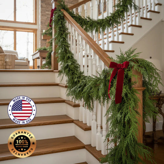 Naawe Christmas Artificial Cedar Garland
