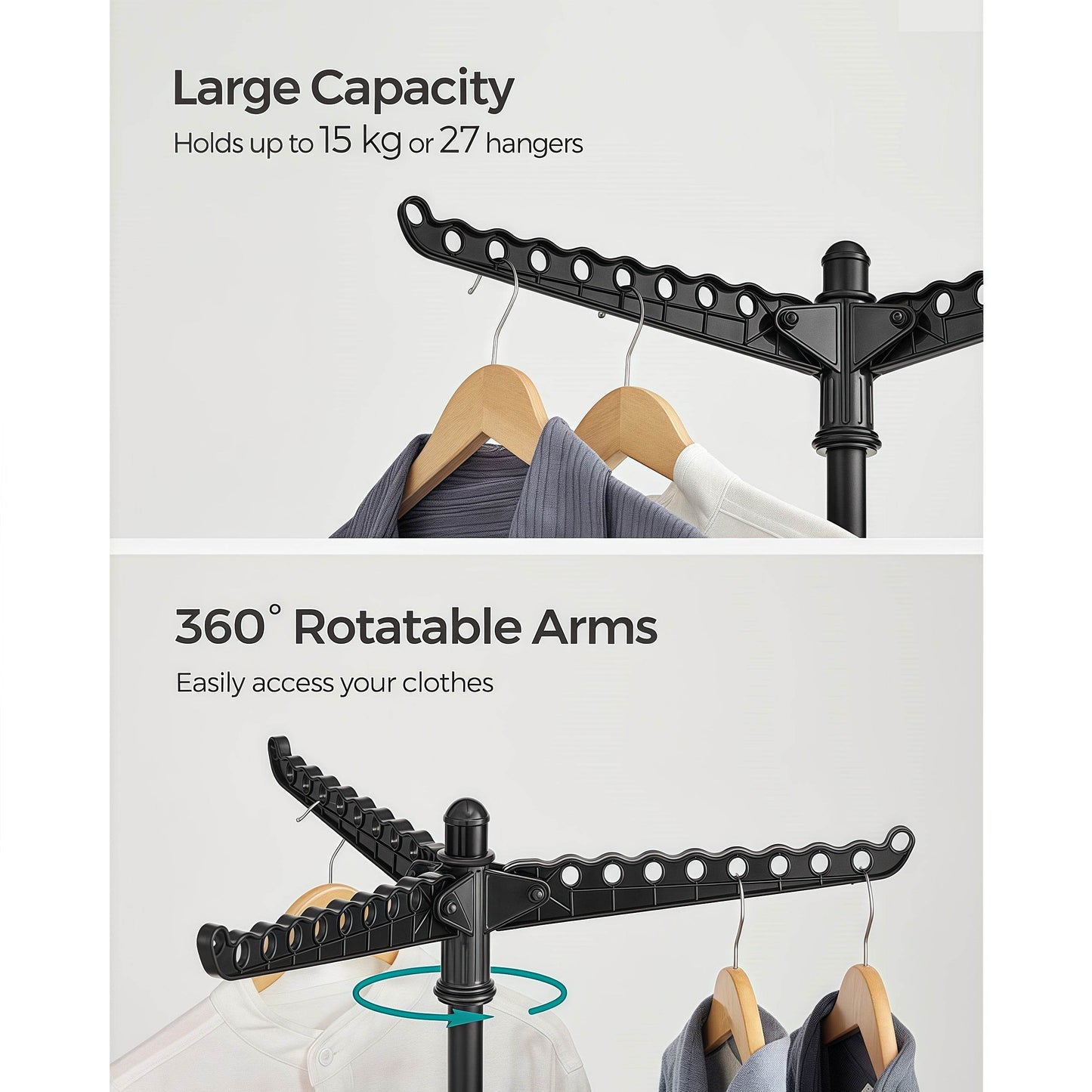 Naawe Multi-Functional Foldable Floor Drying Rack for Balcony - Naawe