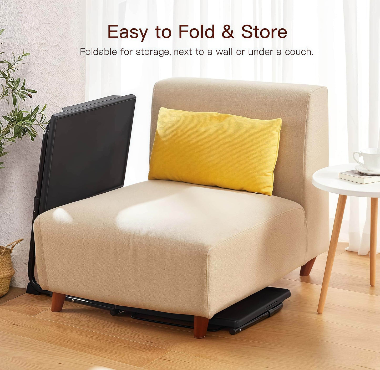 Naawe Adjustable TV tray folding table 6 height and 3 tilt angle adjustments - Naawe