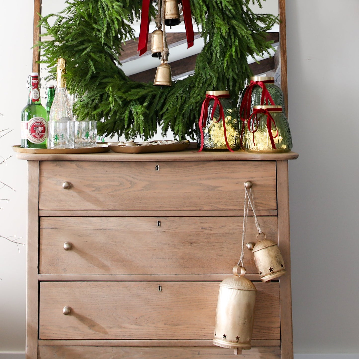 Vintage Flared Bell Set - Gently Ring in the Season with Handcrafted Warmth
