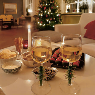 Merry Christmas Wine Flute Set of 2