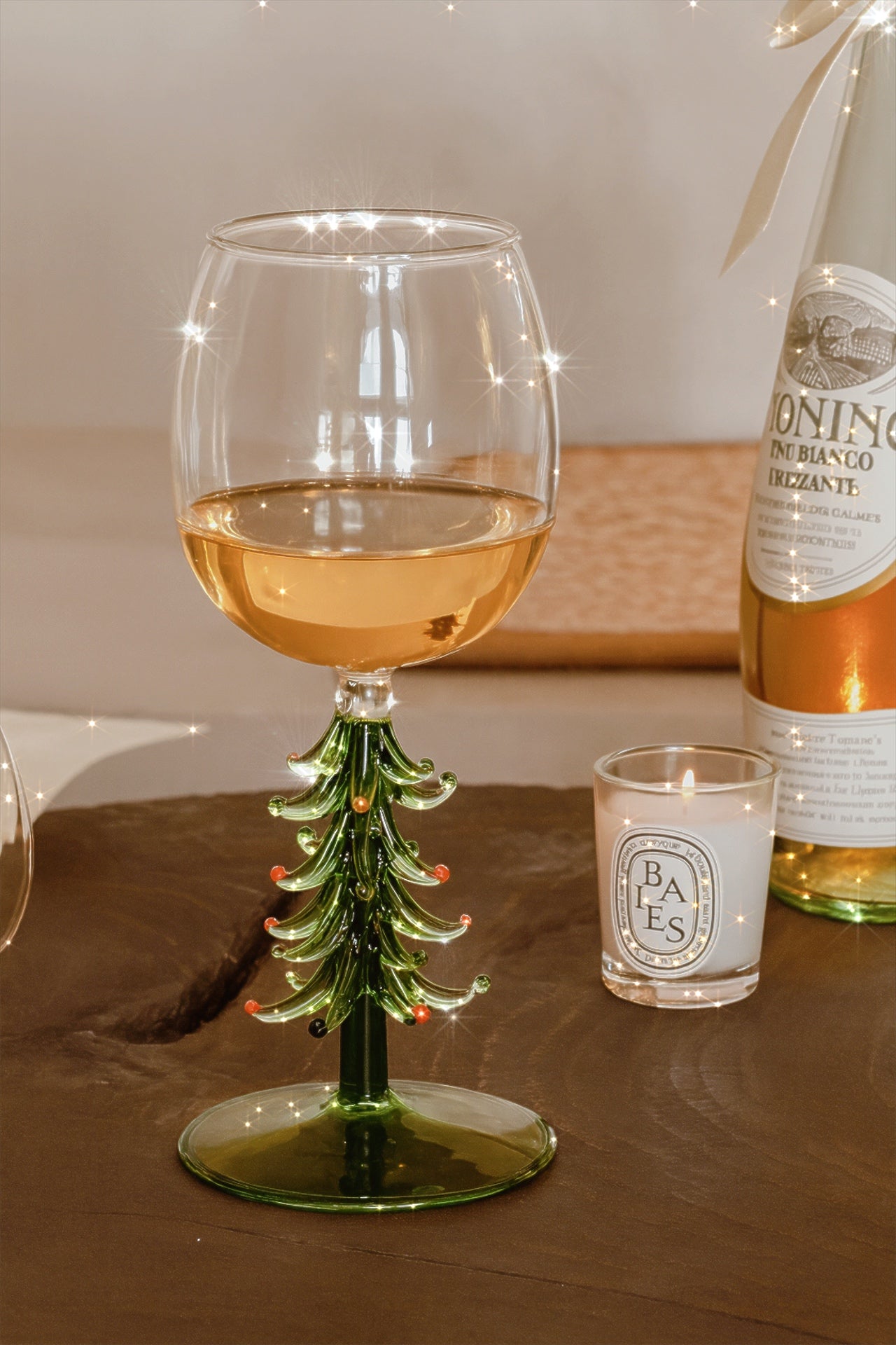 Merry Christmas Wine Flute Set of 2