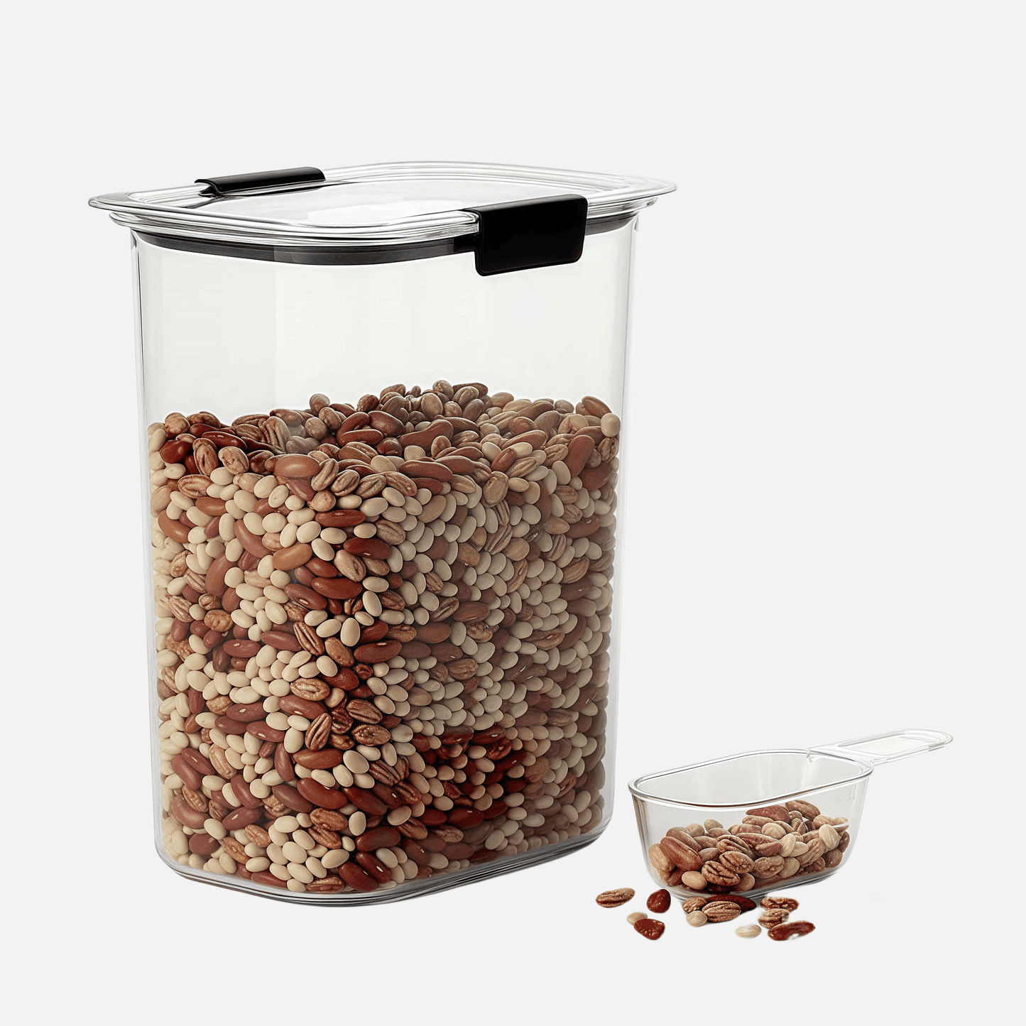 Naawe Thickened Square Transparent Kitchen Storage Sealing Jar - Naawe