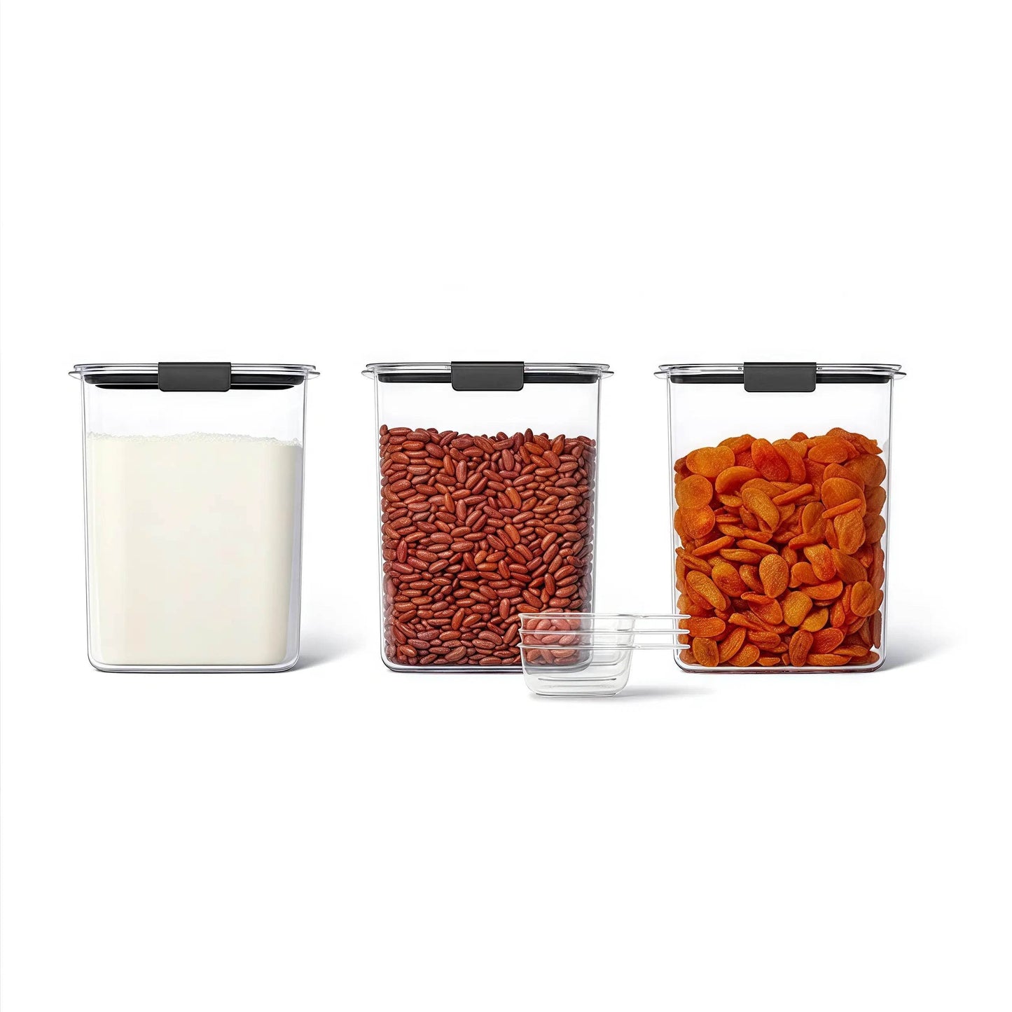 Naawe Thickened Square Transparent Kitchen Storage Sealing Jar - Naawe