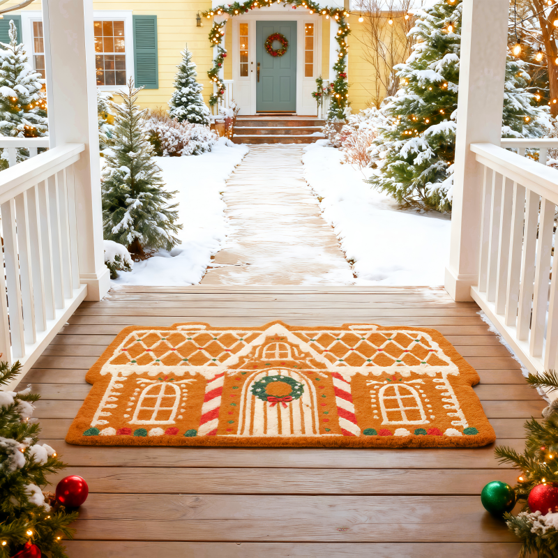 Fun & Functional Christmas House Mat for Festive Home Entry