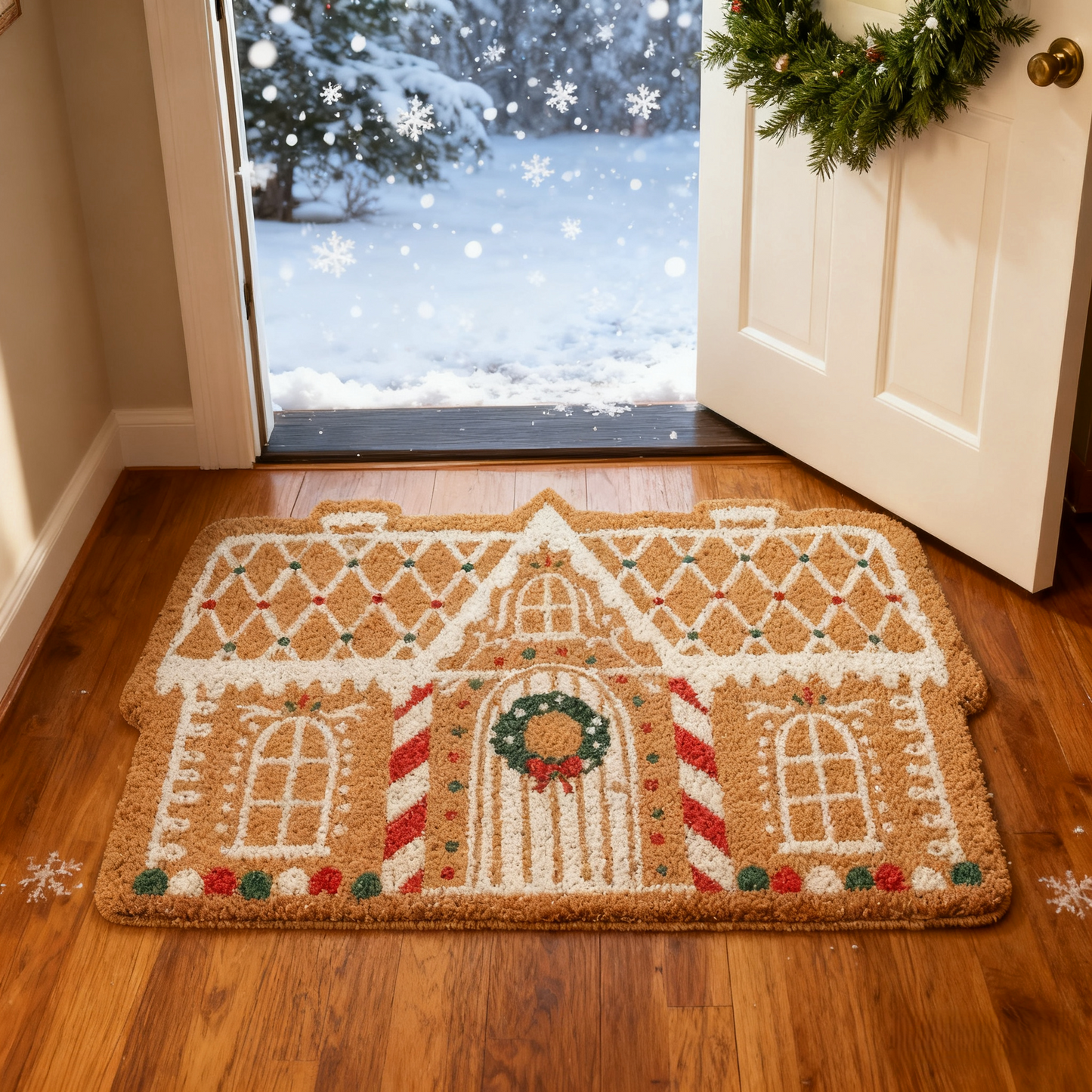 Fun & Functional Christmas House Mat for Festive Home Entry