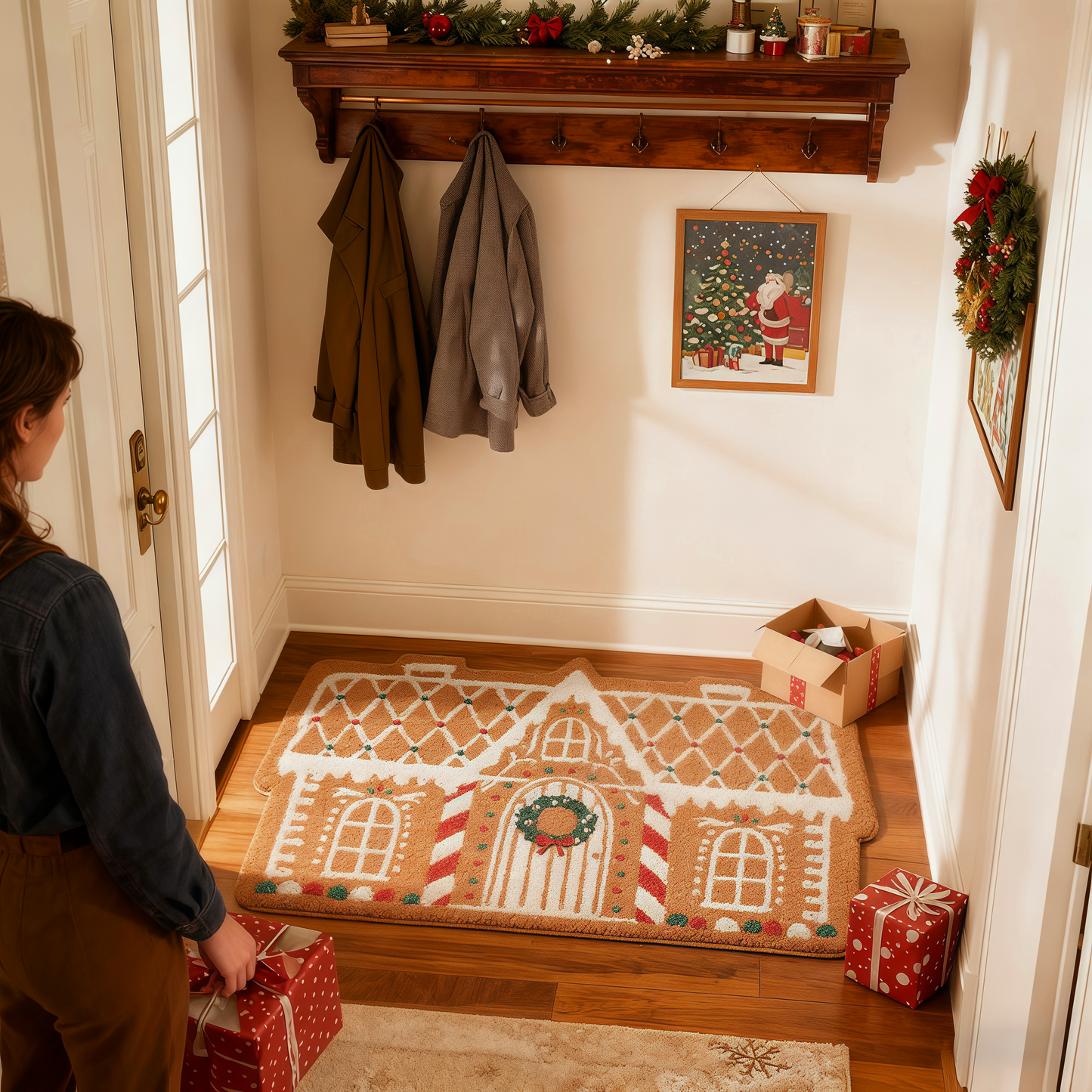 Fun & Functional Christmas House Mat for Festive Home Entry