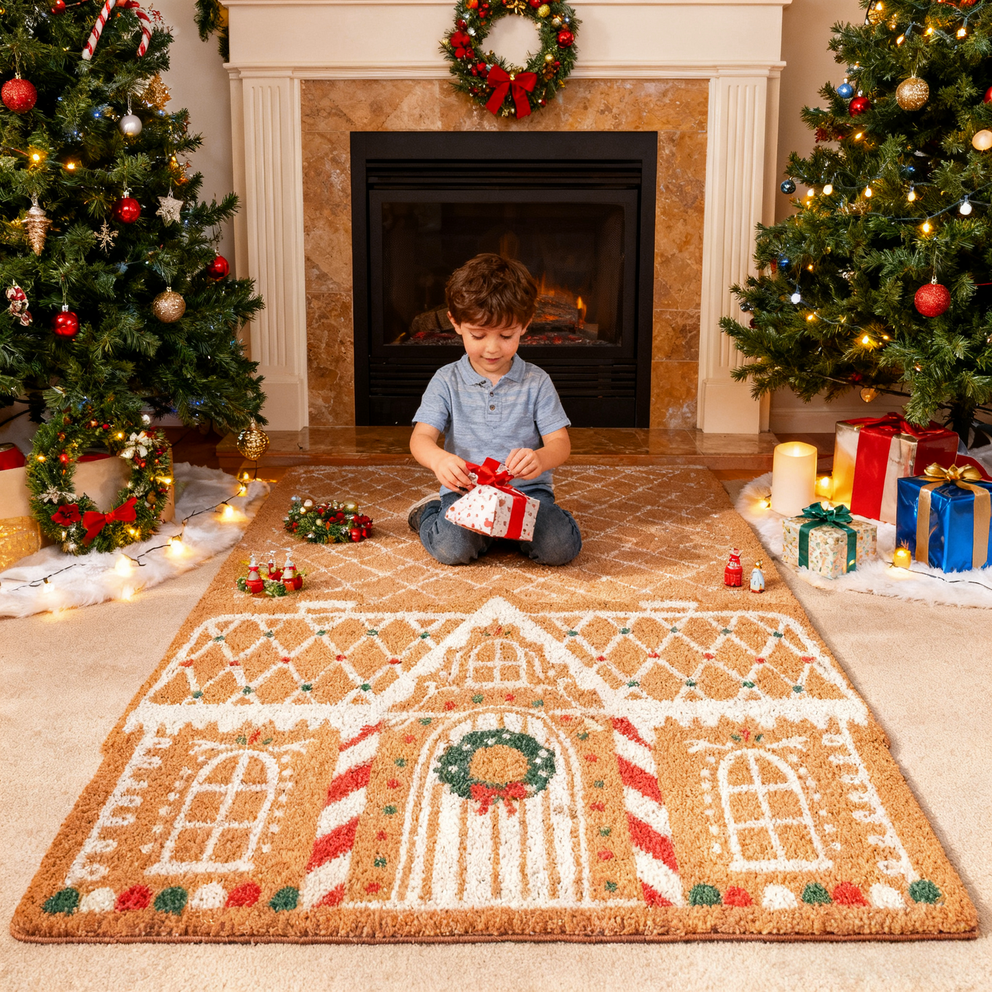 Fun & Functional Christmas House Mat for Festive Home Entry