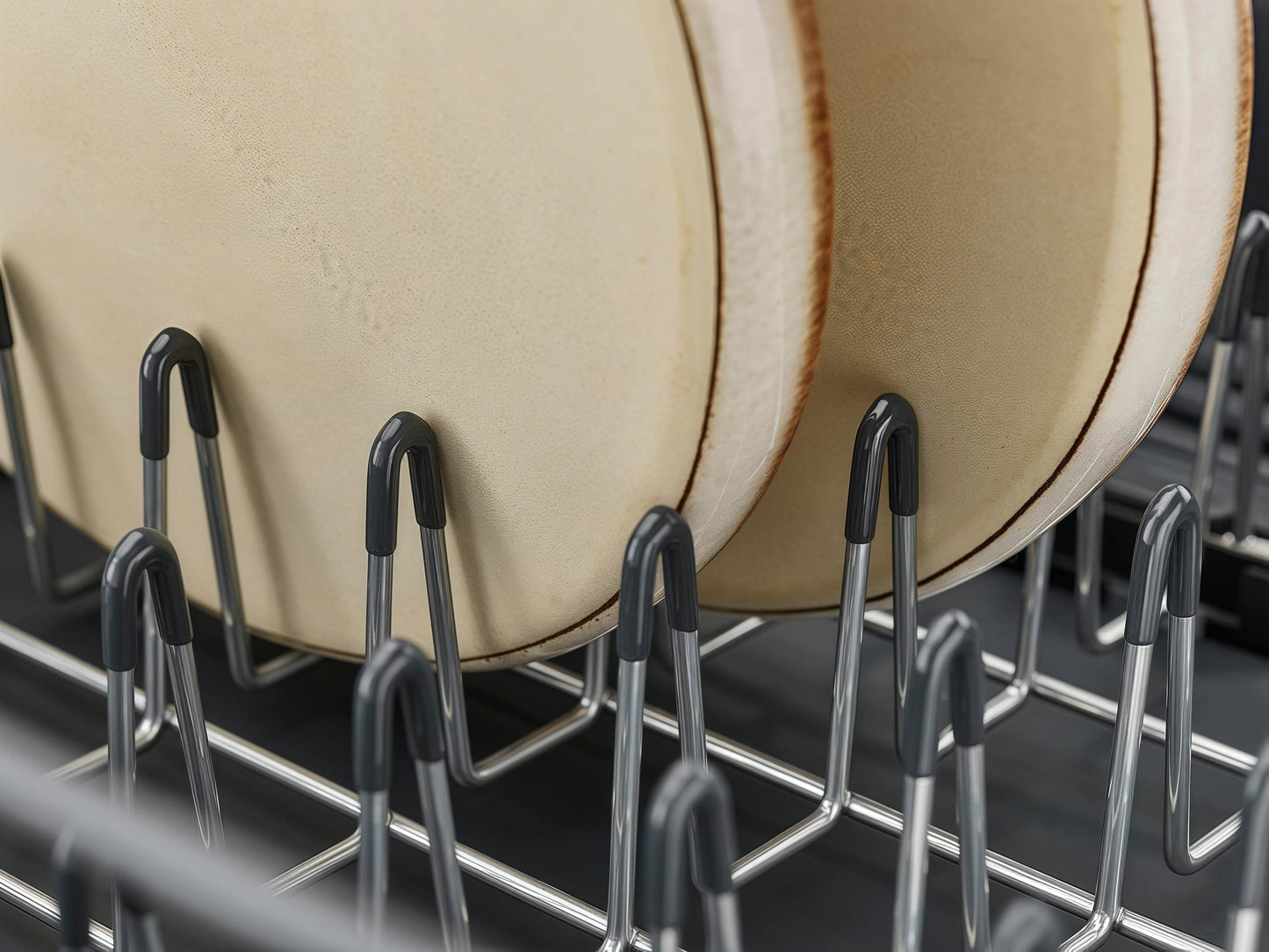 Naawe Steel Expandable Dish Rack Holds 16 Pieces White Single Tier - Naawe