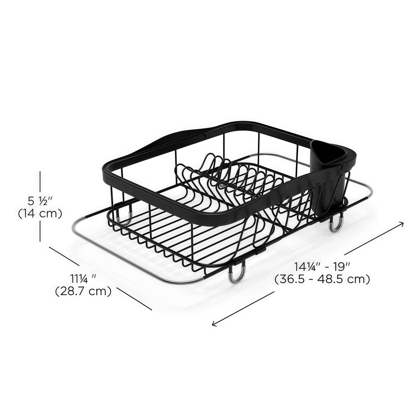Naawe Simple Storage Carbon Steel Drainage Dish Rack Shelf - Naawe