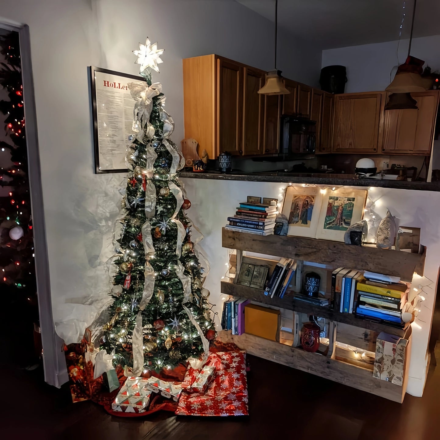 Naawe Pop-Up Gold ＆ Silver Christmas Tree