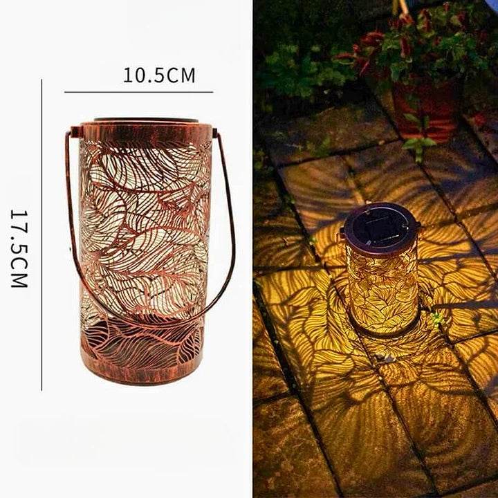 Naawe™ Solar Iron Hollow Lantern - Naawe