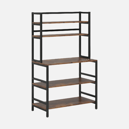Naawe 5 Tier Kitchen Utility Storage Baking Rack Microwave Rack with Shelves - Naawe