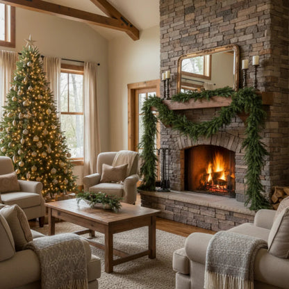 Naawe Christmas Artificial Cedar Garland