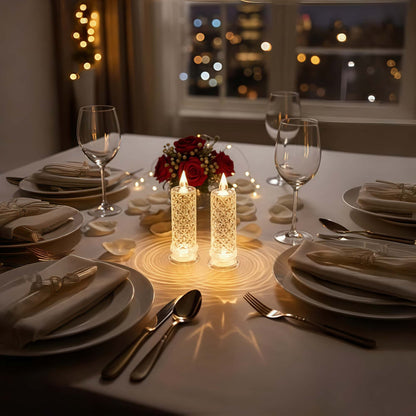 Crystal Candle Light – Romantic Glow, No Mess