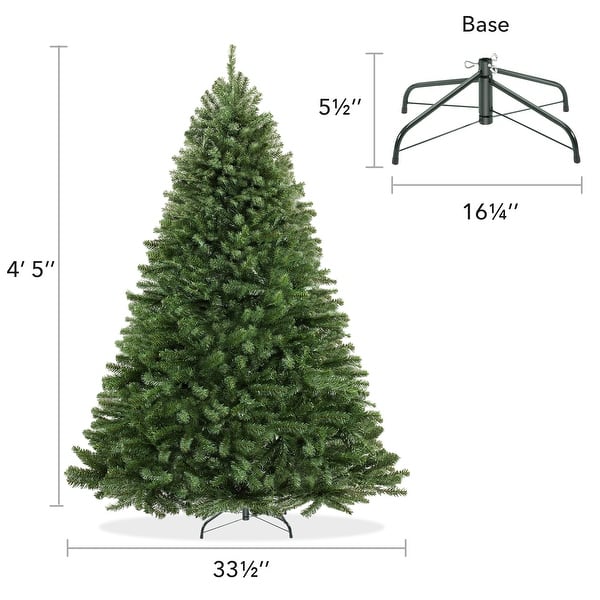 Realistic Green Spruce Artificial Christmas Tree with Stand