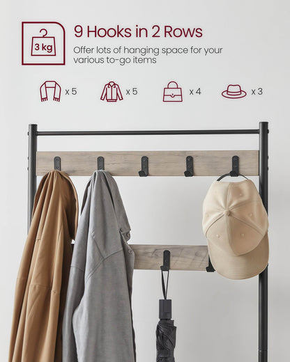 Naawe Household Floor Multifunctional Clothes Rack Shoe Organizer - Naawe