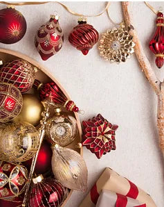 Brilliant Bordeaux Ornament Collection