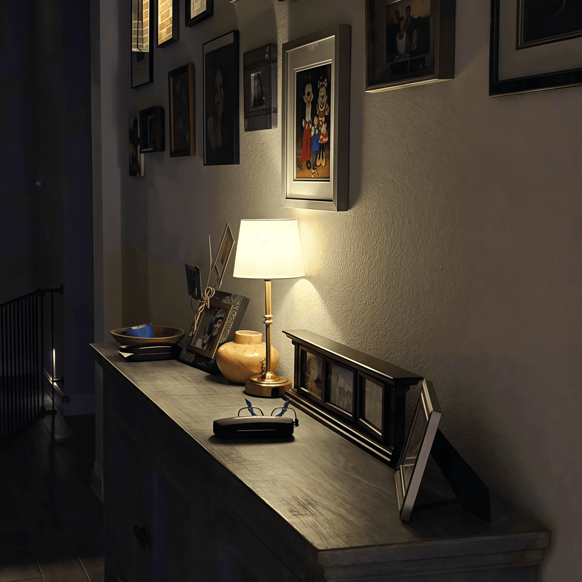 Naawe Designer-Favorite Gold Lamp - Gentle Night Reading Light | Instant Warm/Cool Switch - Naawe