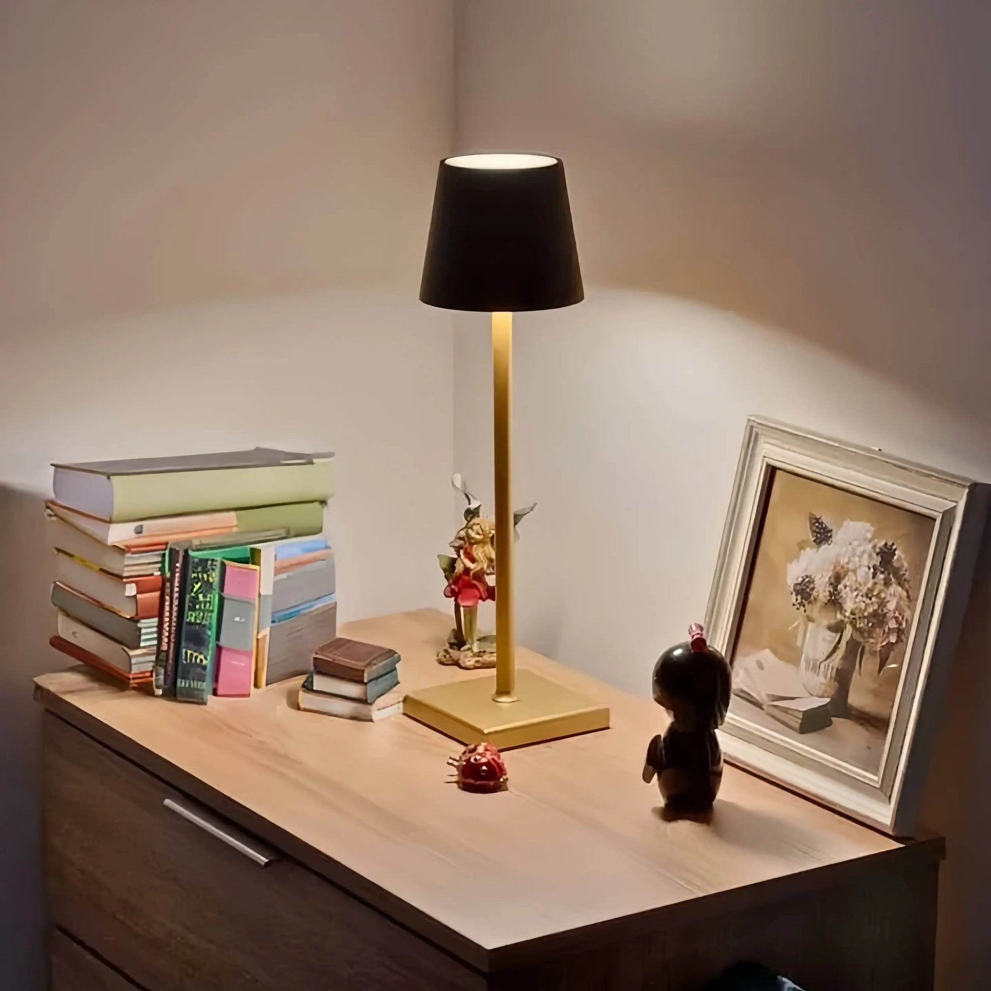 Naawe Stylish USB Rechargeable Table Lamps - Perfect for Bedroom, Living Room & Dining Decor - Naawe