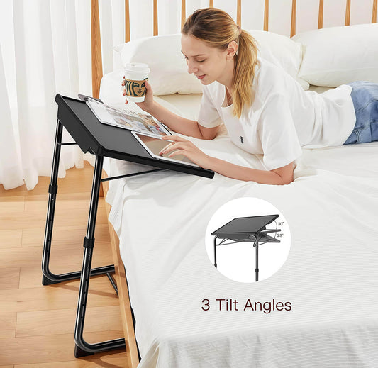 Naawe Adjustable TV tray folding table 6 height and 3 tilt angle adjustments - Naawe