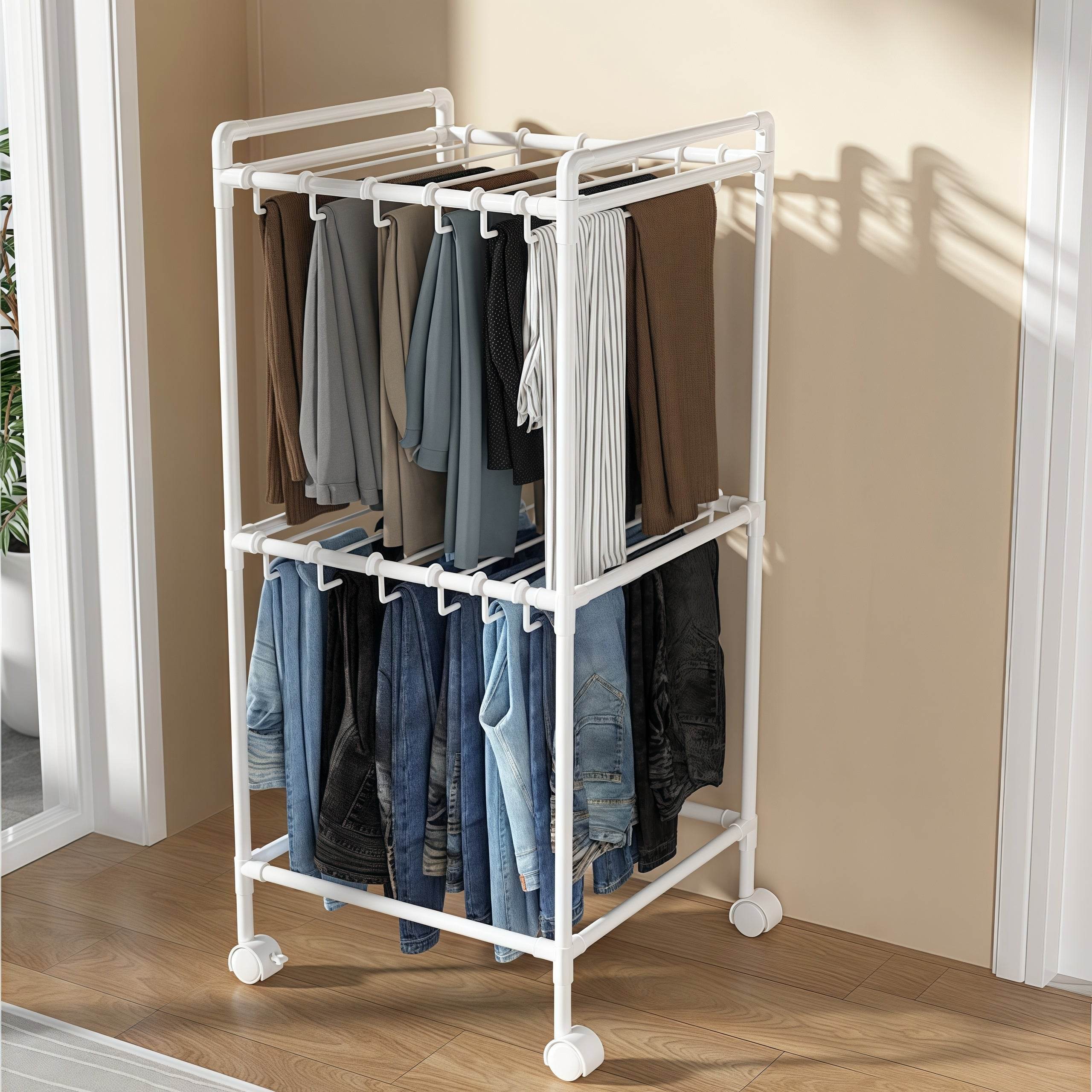 Naawe Bedroom Removable Simple Floor Hanging Rack - Naawe