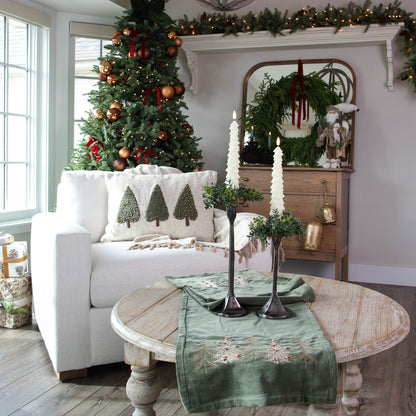 Welcome the Season: A 30" Norfolk Pine Wreath for an Inviting Holiday Ambiance