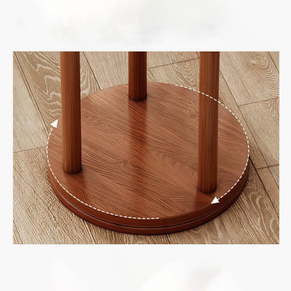 Naawe Bedroom Freestanding Floor-standing Solid Wood Rotatable Coat Rack - Naawe