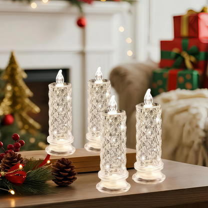 Crystal Candle Light – Romantic Glow, No Mess