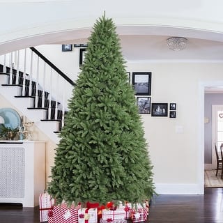 Realistic Green Spruce Artificial Christmas Tree with Stand