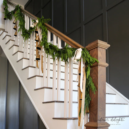 15ft Premium Norfolk Pine Garland - Effortlessly Drape Your Mantel & Staircase