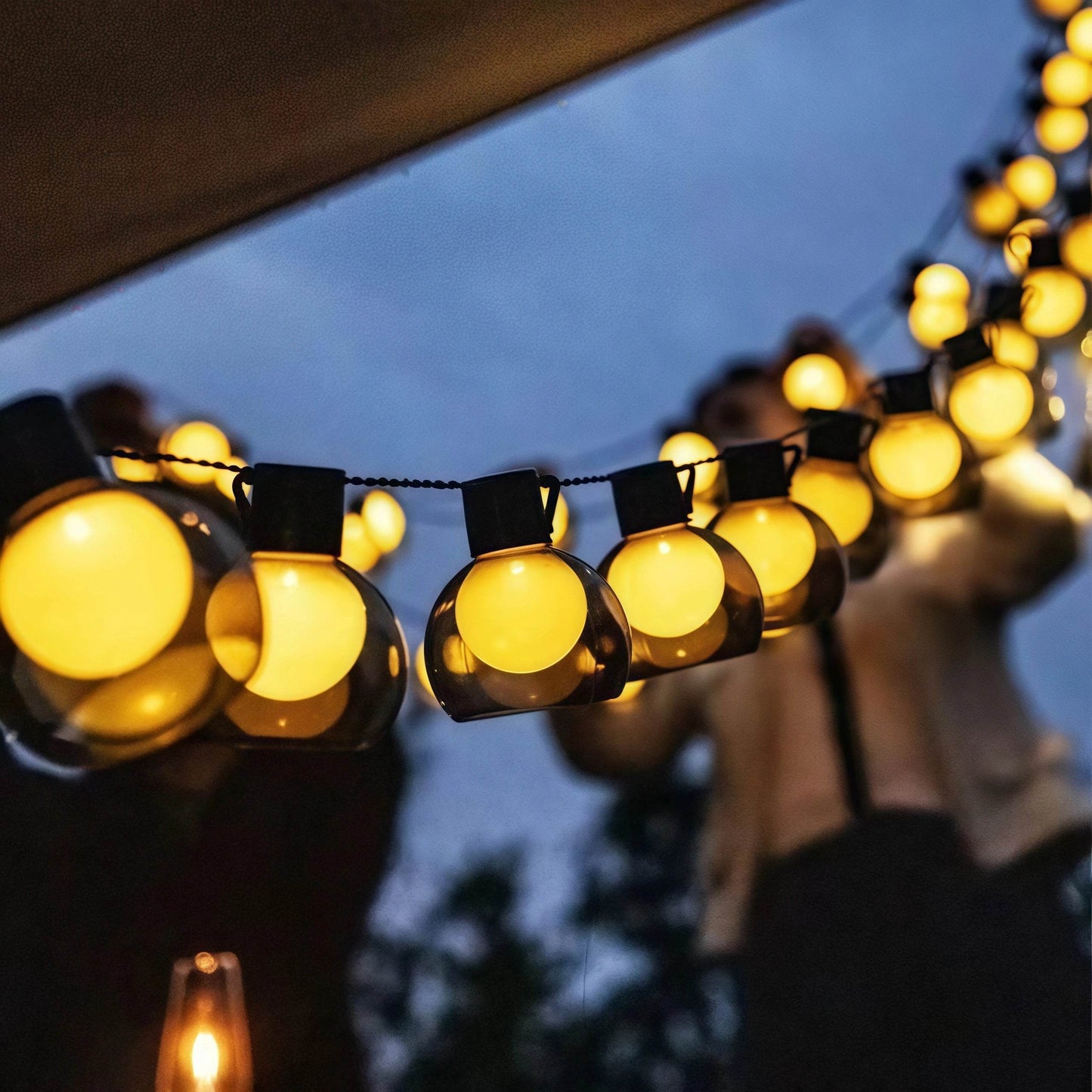 Naawe™ Outdoor Solar LED Bulb String Lights - Naawe