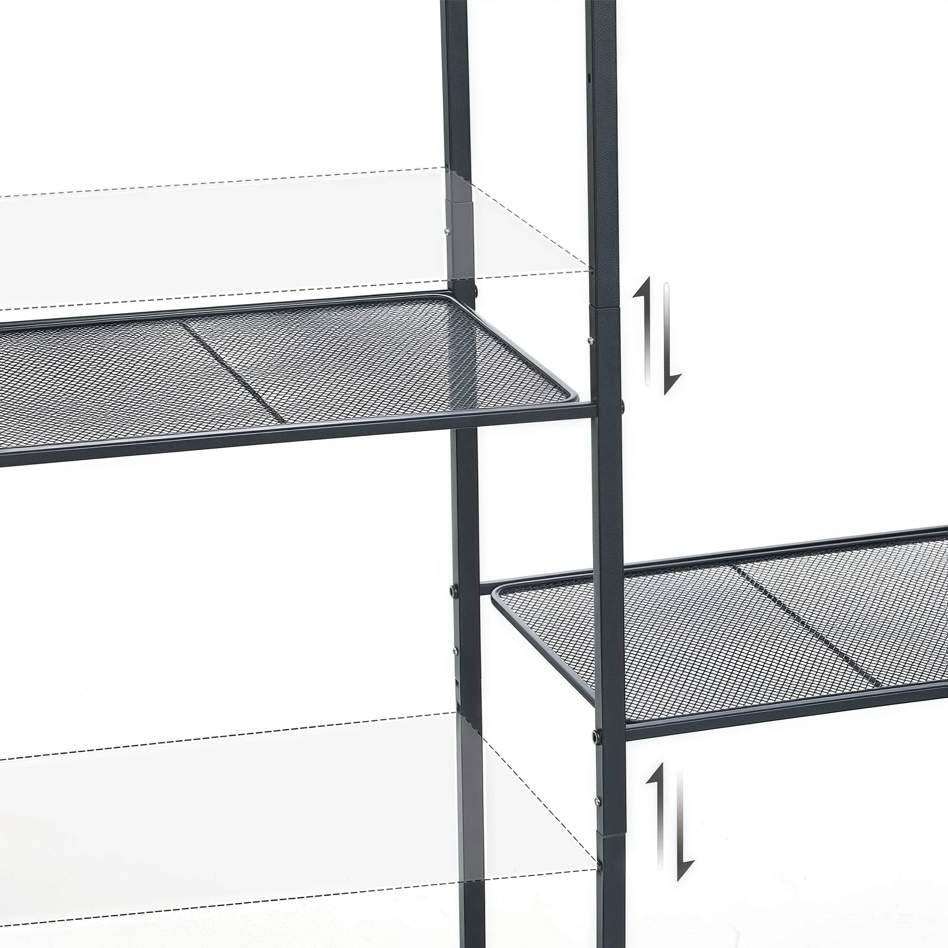 Naawe Metal Floor Standing Home 3 Tier Storage Rack - Naawe
