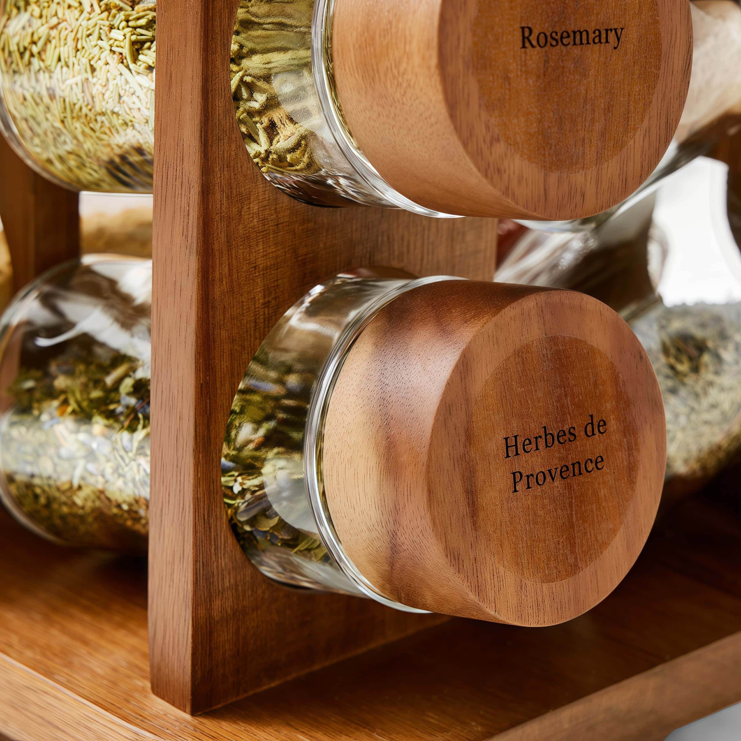 Naawe Kitchen Multi-Layer Bamboo Spice Sorting Format Organizer Display Rack - Naawe