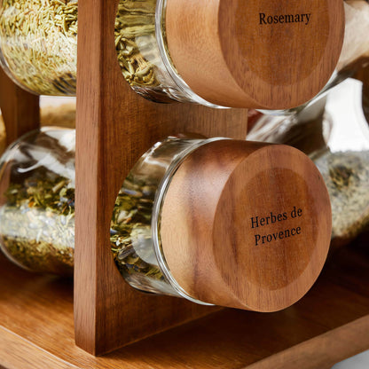 Naawe Kitchen Multi-Layer Bamboo Spice Sorting Format Organizer Display Rack - Naawe