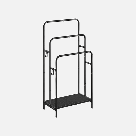 Naawe Floor Standing 3 Tier Bathroom Towel Organizer with Storage Shelf - Naawe