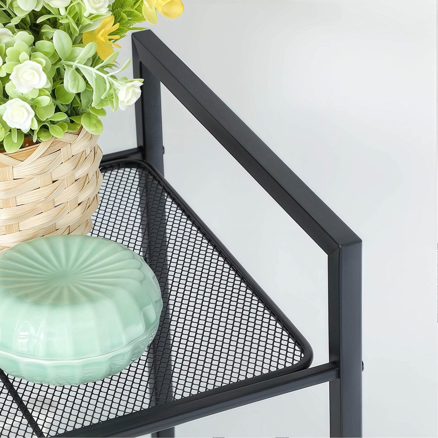 Naawe Metal Floor Standing Home 3 Tier Storage Rack - Naawe