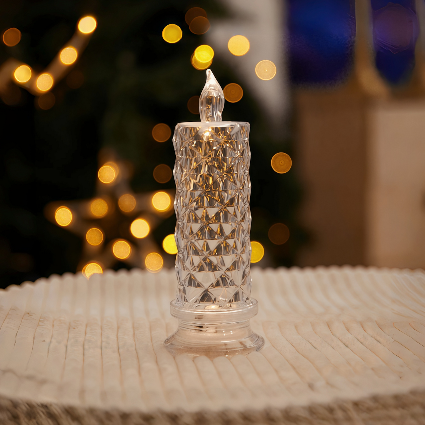 Crystal Candle Light – Romantic Glow, No Mess