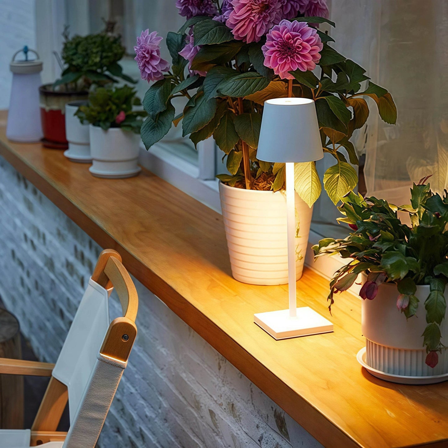Naawe Stylish USB Rechargeable Table Lamps - Perfect for Bedroom, Living Room & Dining Decor - Naawe