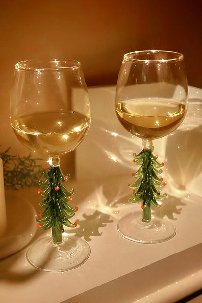 Merry Christmas Wine Flute Set of 2