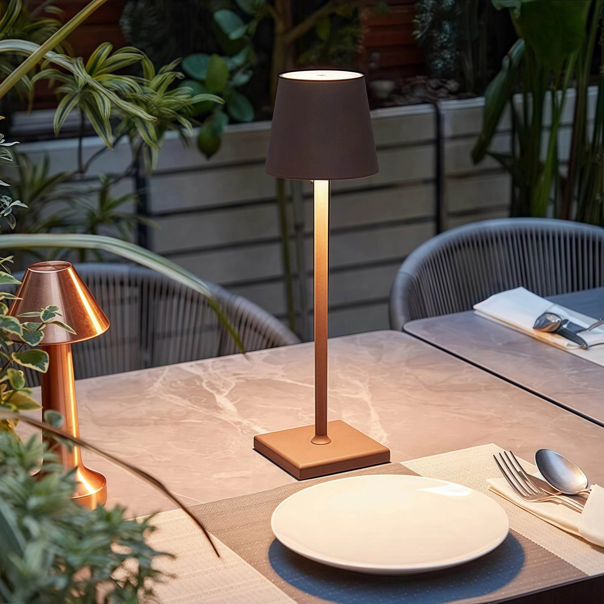 Naawe Stylish USB Rechargeable Table Lamps - Perfect for Bedroom, Living Room & Dining Decor - Naawe