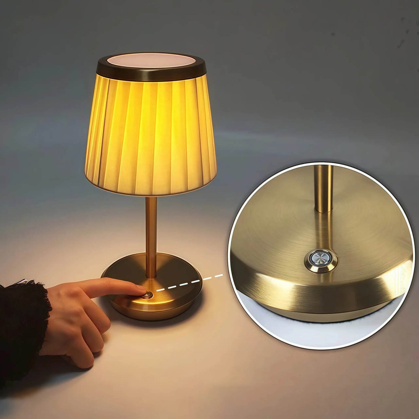 Naawe American Fabric Lamp - 3-in-1 for Bedroom/Living Room/Study | Decor & Lighting - Naawe