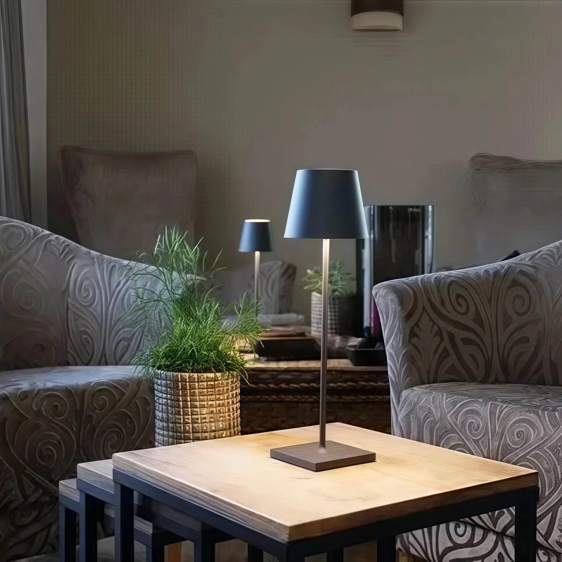 Naawe Stylish USB Rechargeable Table Lamps - Perfect for Bedroom, Living Room & Dining Decor - Naawe