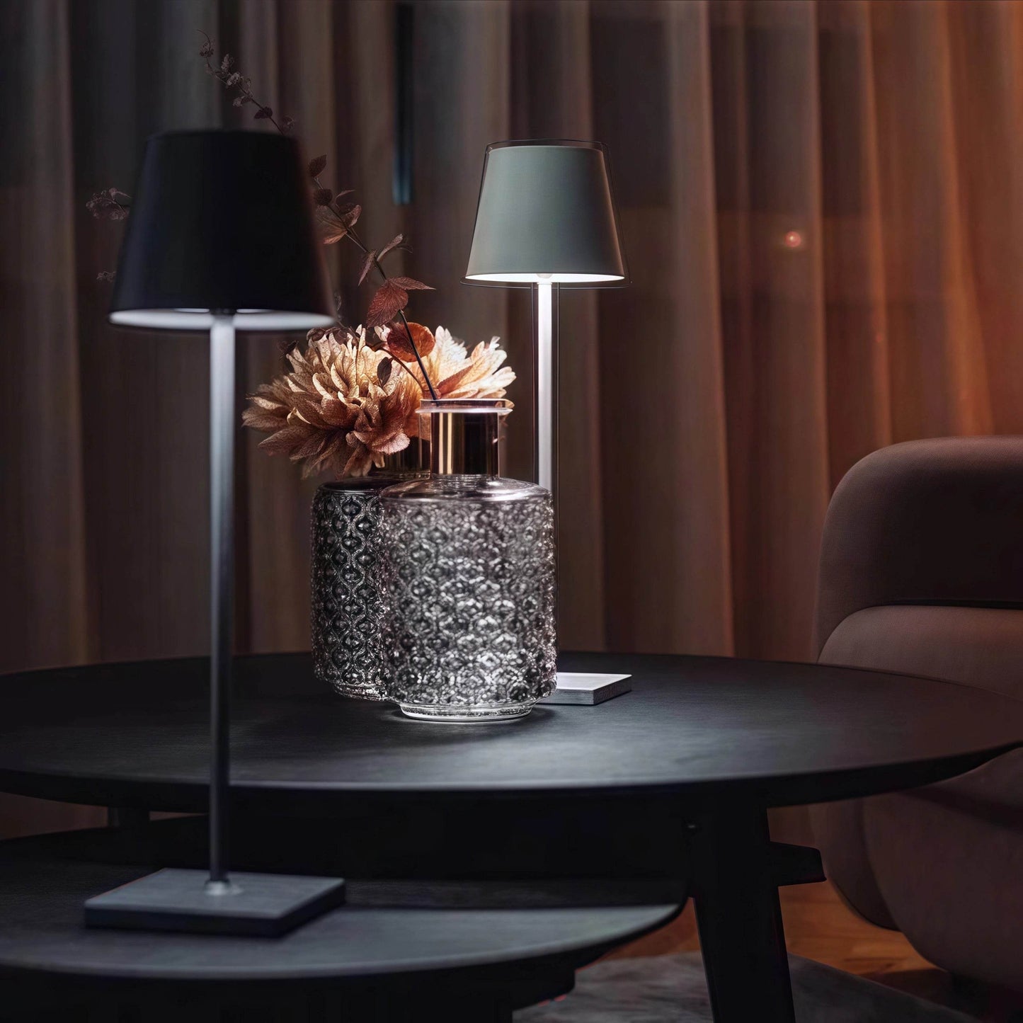 Naawe Stylish USB Rechargeable Table Lamps - Perfect for Bedroom, Living Room & Dining Decor - Naawe