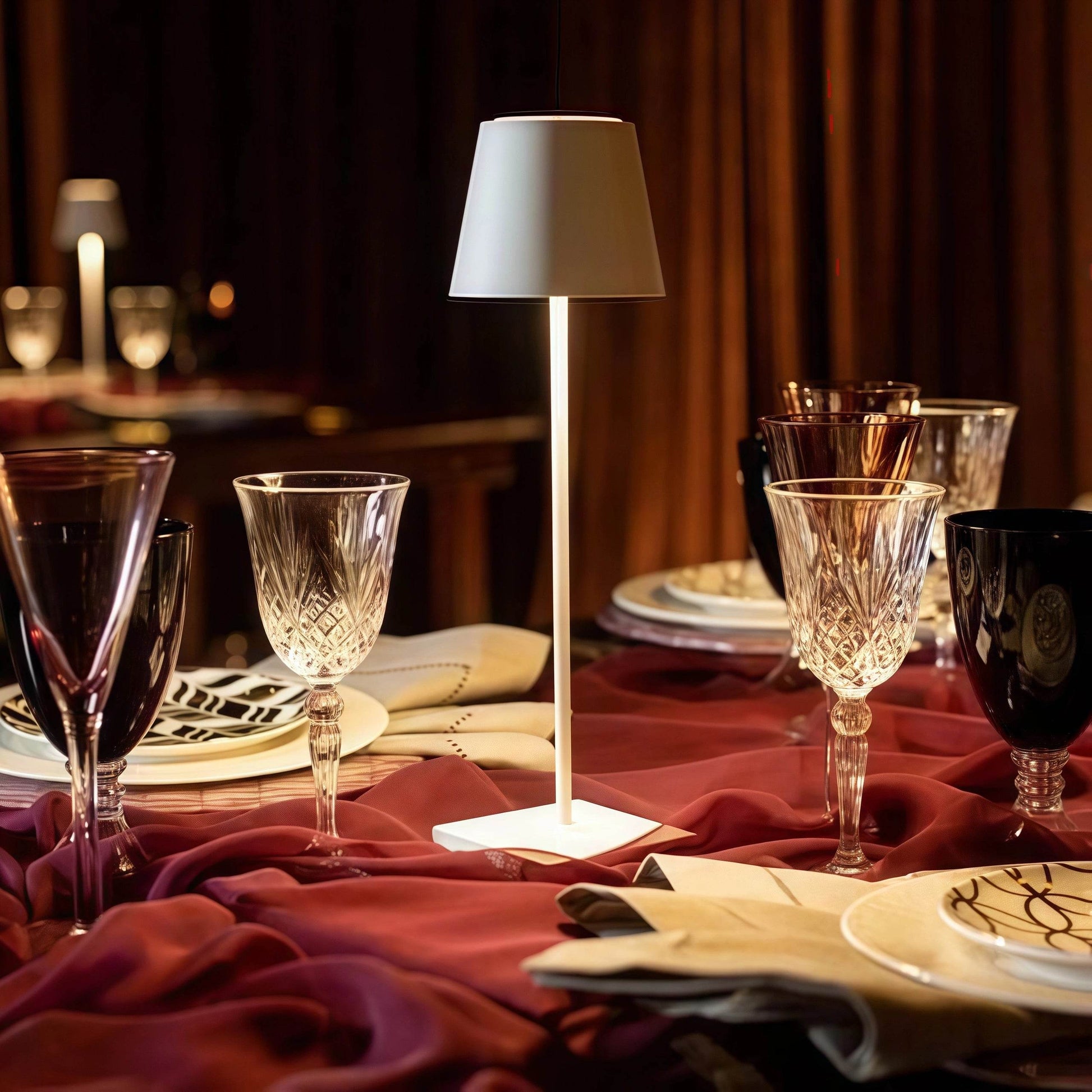 Naawe Stylish USB Rechargeable Table Lamps - Perfect for Bedroom, Living Room & Dining Decor - Naawe