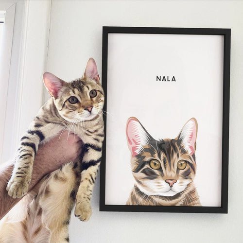 Custom Pet Portrait – Hand-Drawn Memorial & Gift Artwork