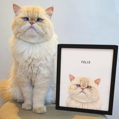 Custom Pet Portrait – Hand-Drawn Memorial & Gift Artwork